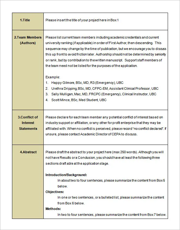 nursing informatics project proposal examples