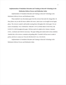 Implementation of Simulation Education – page 2