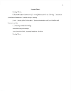 Nursing Theory – page 2