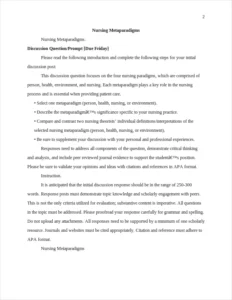 Nursing Metaparadigms – page 2
