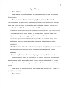 Types of theory. – page 2