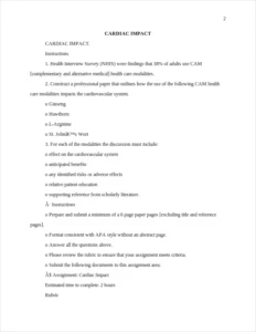 CARDIAC IMPACT – page 2