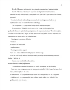 the role of the – page 2