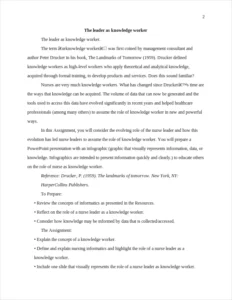 The leader as knowledge – page 2