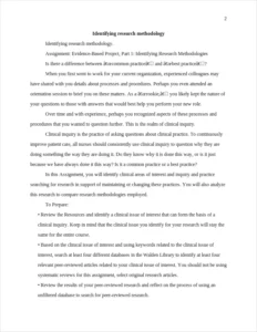 Identifying research methodology – page 2