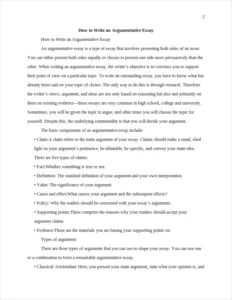 argumentative essay – page 2