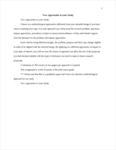 Two Approaches to your – page 2