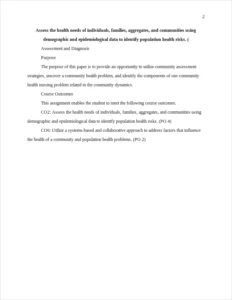 : Assess the health needs of individuals – page 2