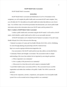 MAPP Model Needs Assessment – page 2