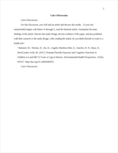 Unit 4 Discussion – page 2