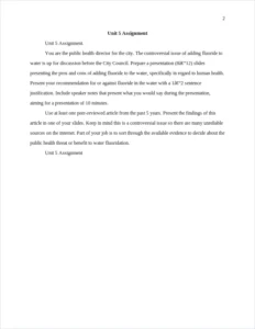 Unit 5 Assignment – page 2