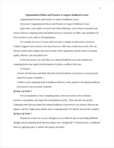 Organizational Policies and Practices – page 2