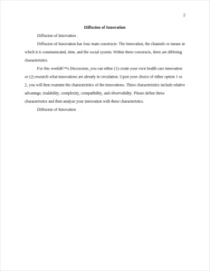 Diffusion of Innovation – page 2
