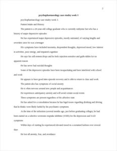 psychopharmacology case studey week – page 2