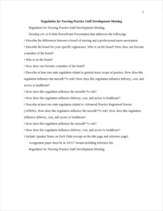 Regulation for Nursing Practice – page 2
