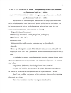 complementary and alternative medicine in psychiatric mental health care – page 2