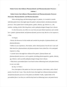 Patient Factors that Influence Pharmacokinetic and Pharmacodynamics Processes – page 2