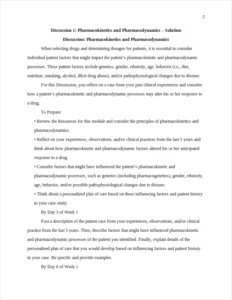 Pharmacokinetics and Pharmacodynamics – page 2