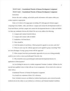 Foundational Theories of Human Development Assignment – page 2