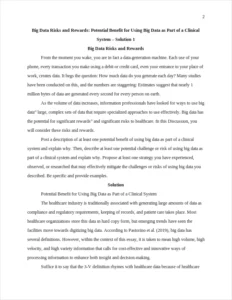 Big Data Risks and Rewards – page 2