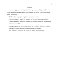fact sheet – page 2
