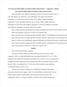 The American Public Health Association Evidence-Based Practice – page 2