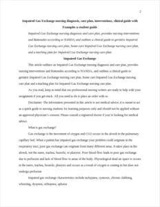impaired gas exchange nursing diagnosis – page 2