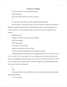 response to a colleague – page 2