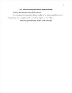 Tina Jones Gastrointestinal Shadow Health Transcript – page 2