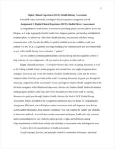 Digital Clinical Experience – page 2
