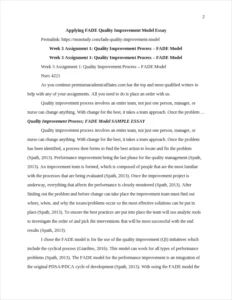 FADE Quality Improvement Model – page 2