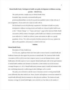 Mental Health Parity – page 2