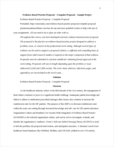 Evidence-Based Practice Proposal - Complete Proposal – page 2