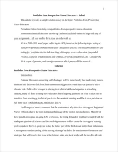 Portfolios from Prospective Nurse Educators – page 2