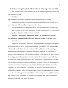 Influence of Regulatory Bodies Like State Boards of Nursing – page 2