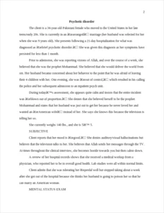 psychotic disorder – page 2