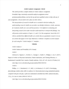 Article Analysis Assignment – page 2