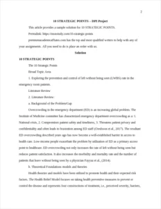 10 STRATEGIC POINTS – page 2