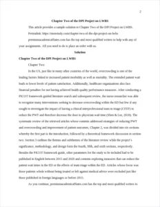 Chapter Two of the DPI Project on LWBS – page 2
