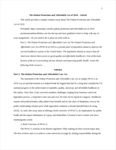 The Patient Protection and Affordable Act of 2010 – page 2