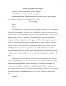 sample nursing reply – page 2