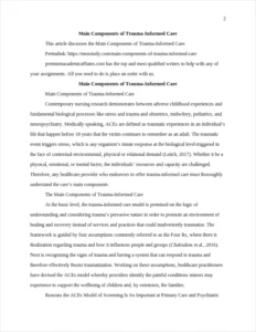 Main Components of Trauma-Informed Care – page 2