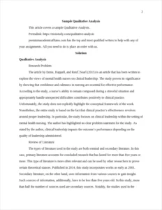 Qualitative Analysis – page 2