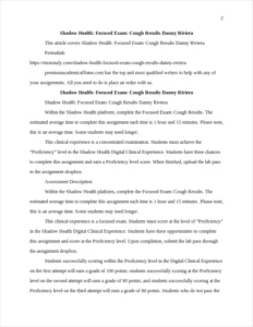 Shadow Health: Focused Exam: Cough Results Danny Riviera – page 2