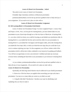 Lenses of Liberal Arts Presentation – page 2
