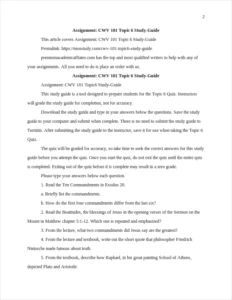 CWV 101 Topic 6 Study-Guide – page 2