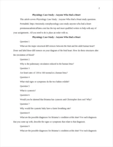 Physiology Case Study : Anyone Who Had a Heart – page 2