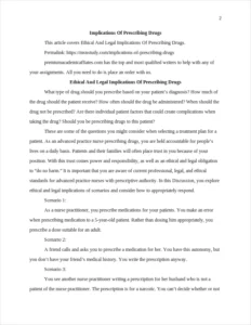 Implications Of Prescribing Drugs – page 2