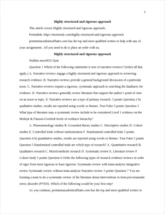 Highly structured and rigorous approach – page 2
