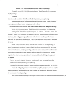 Factors That Influence the Development of Psychopathology – page 2